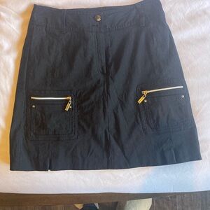 Jamie Sadock Black Skirt with Zipper Pockets